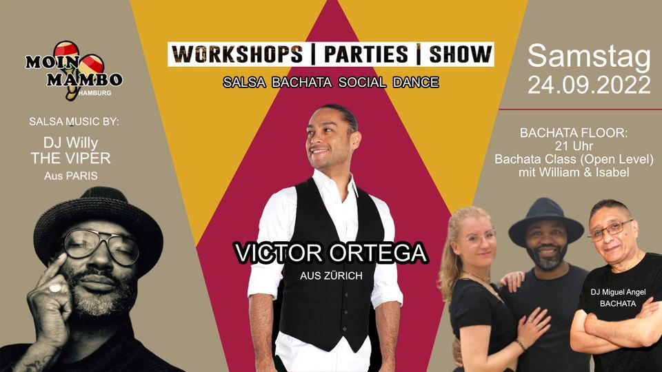 Moin Mambo mit Willy DJ-VIPER aus Paris und Victor Ortega aus Z\u00fcrich