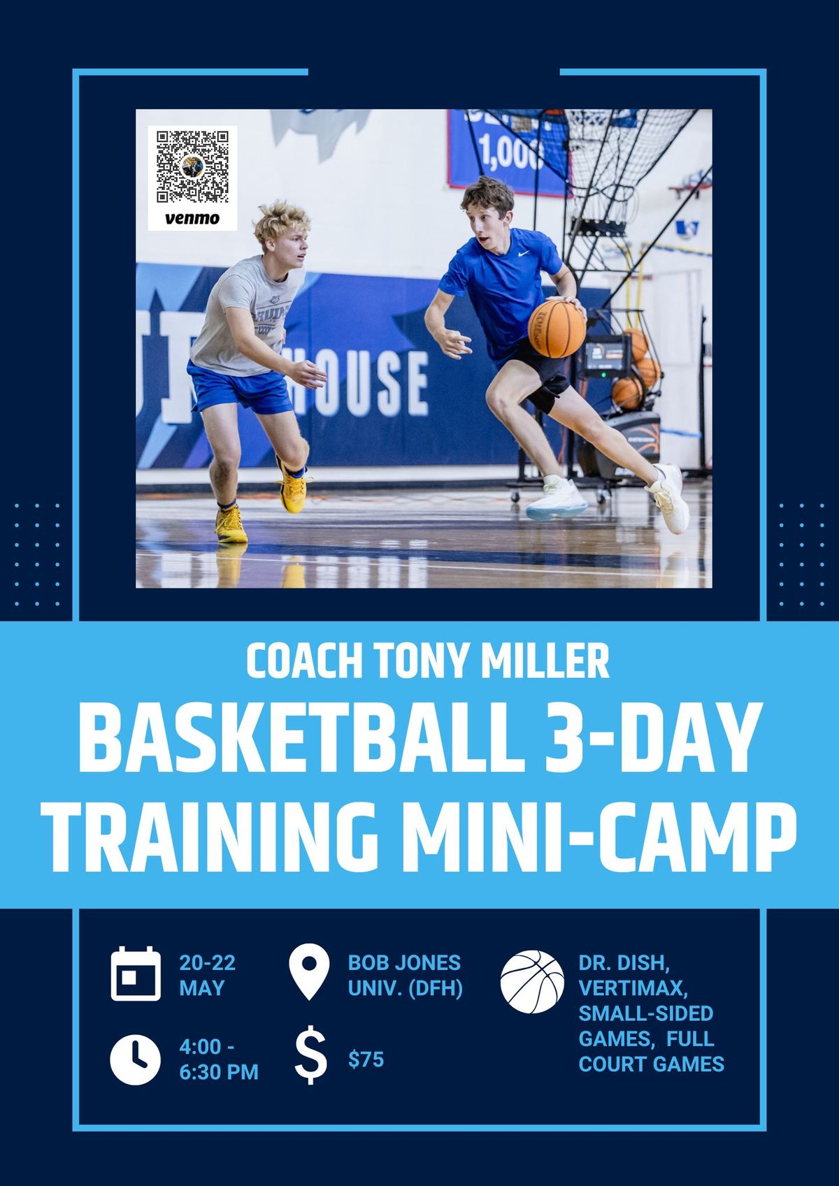 Coach Tony Miller's 3-Day Basketball Training Mini-Camp