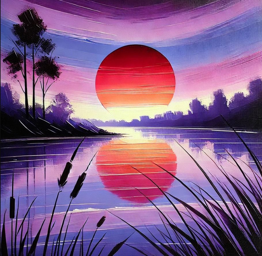 Sunset Serenity: Paint & Sip Event