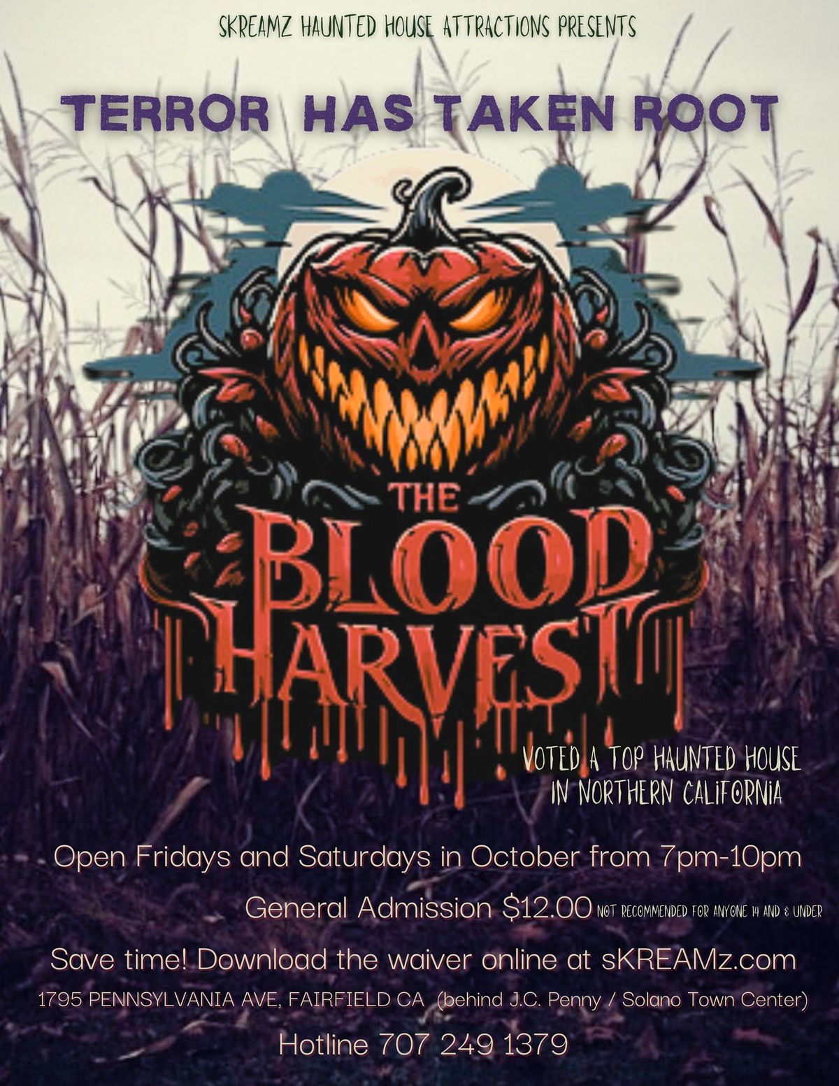 The Blood Harvest Haunted House