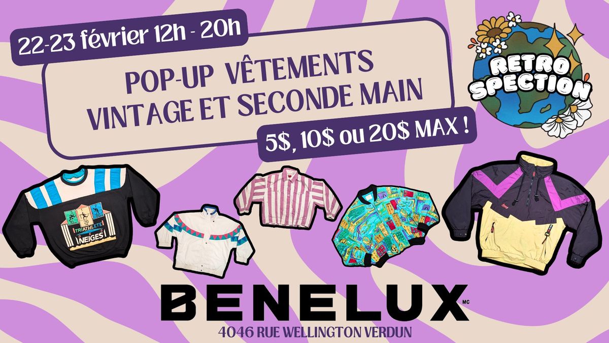 Pop-Up Vintage de Retro-Spection au Benelux !!!