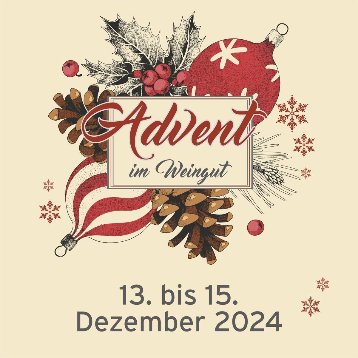 Advent im Weingut