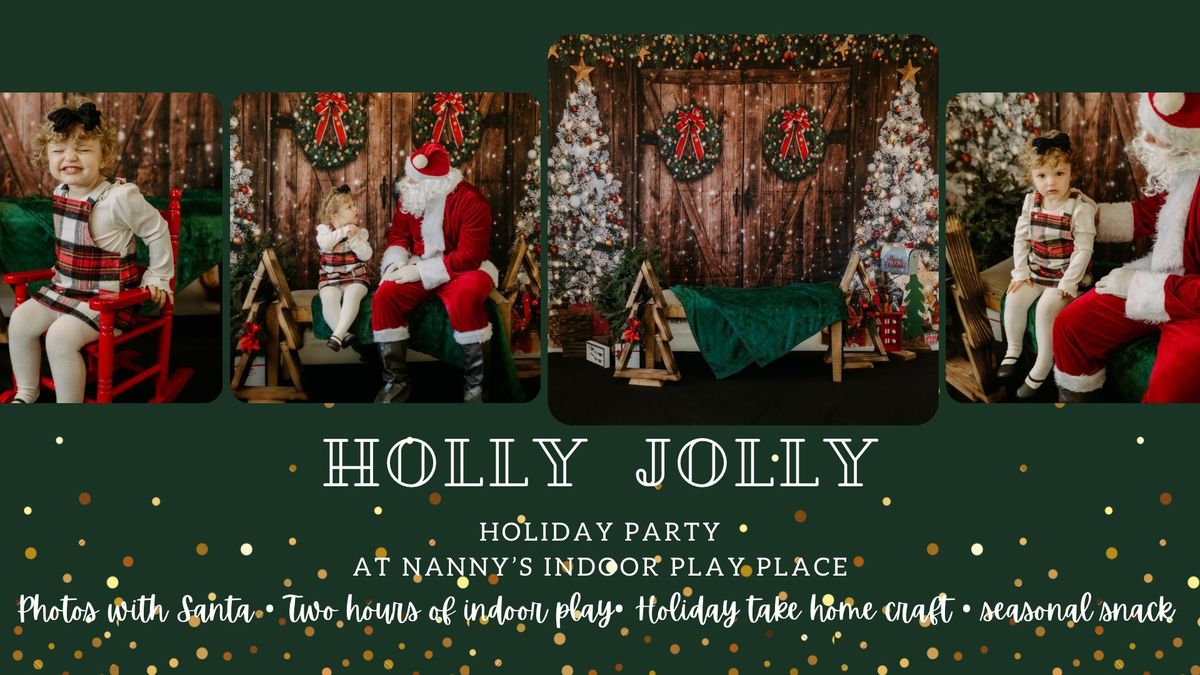 Photos with Santa- Holly Jolly Holiday party 