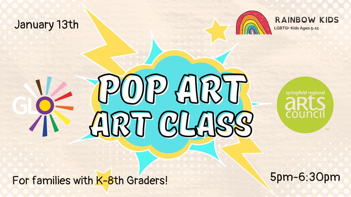 Pop Art Art Class - Rainbow Kids