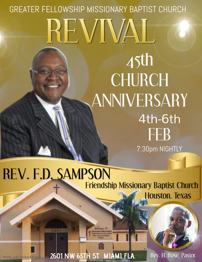 45th Church Anniversary