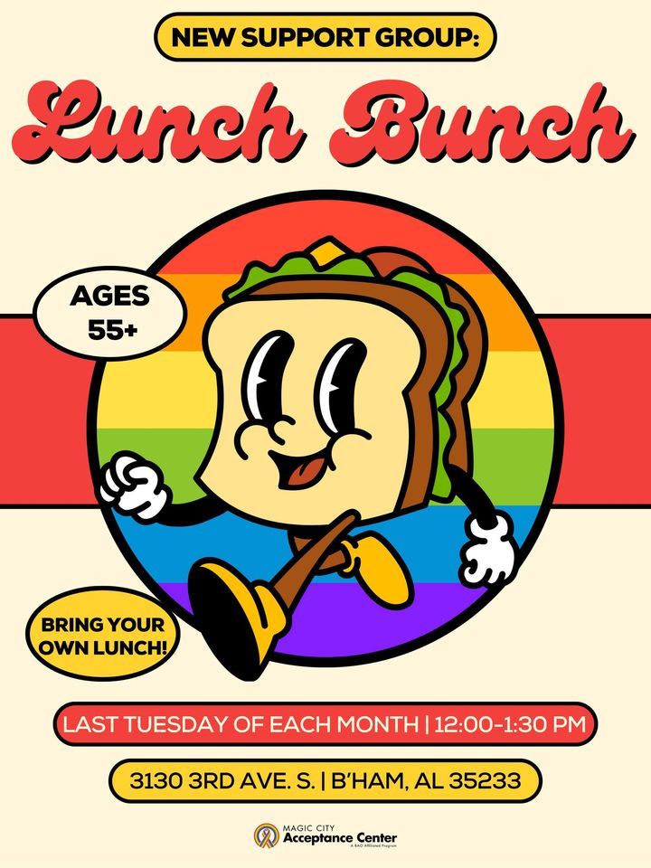 Ages 55+: Monthly Lunch Bunch