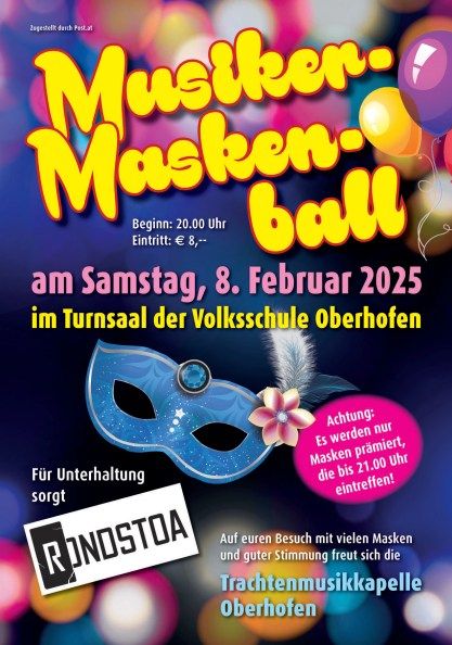 Maskenball der TMK Oberhofen am Irrsee 2025