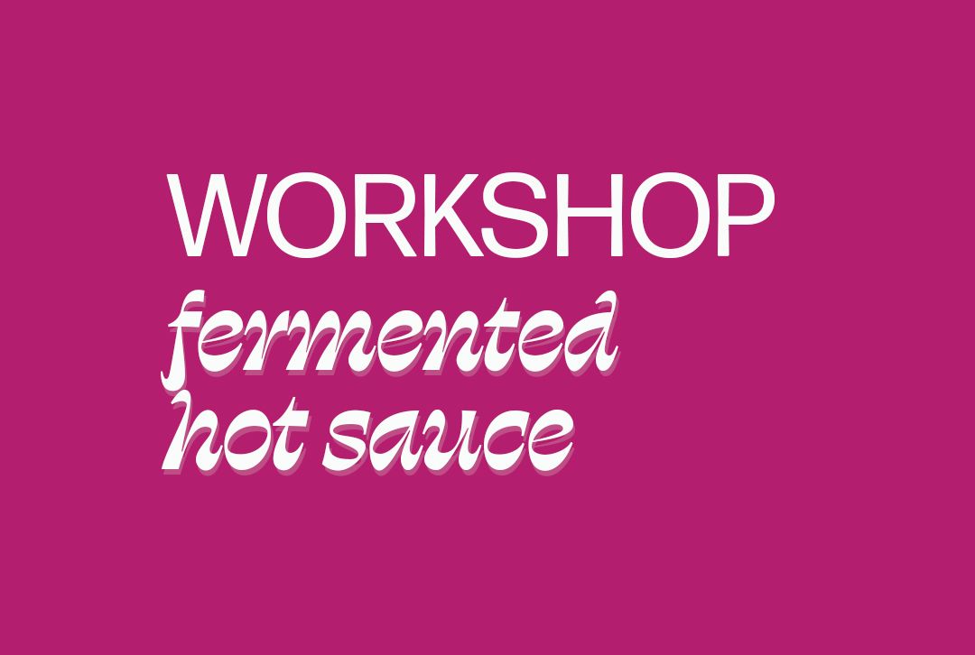 fermented hot sauce workshop