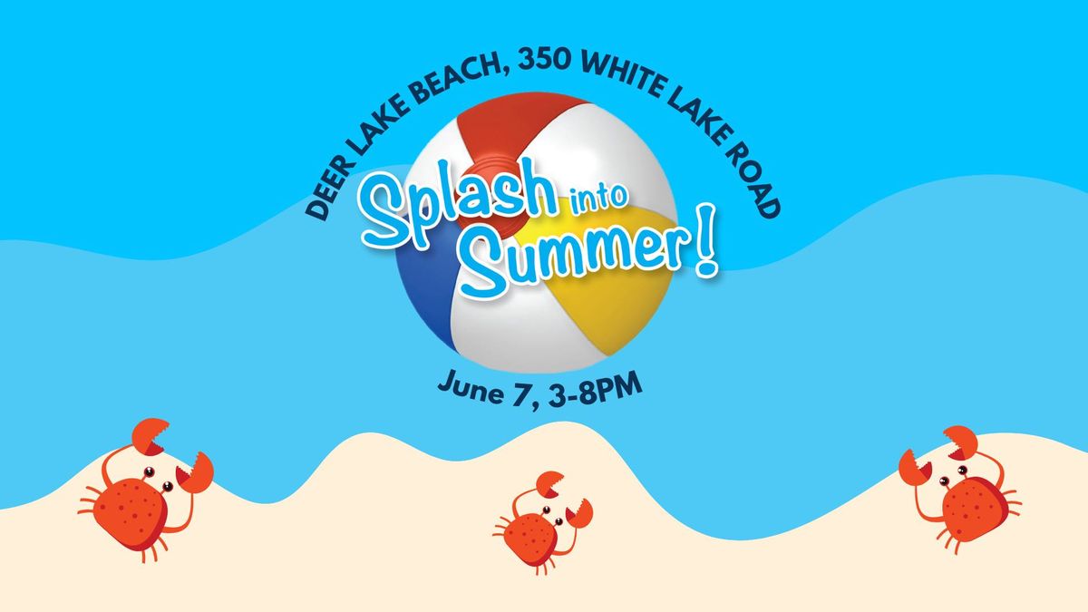 Splash Into Summer at Deer Lake Beach