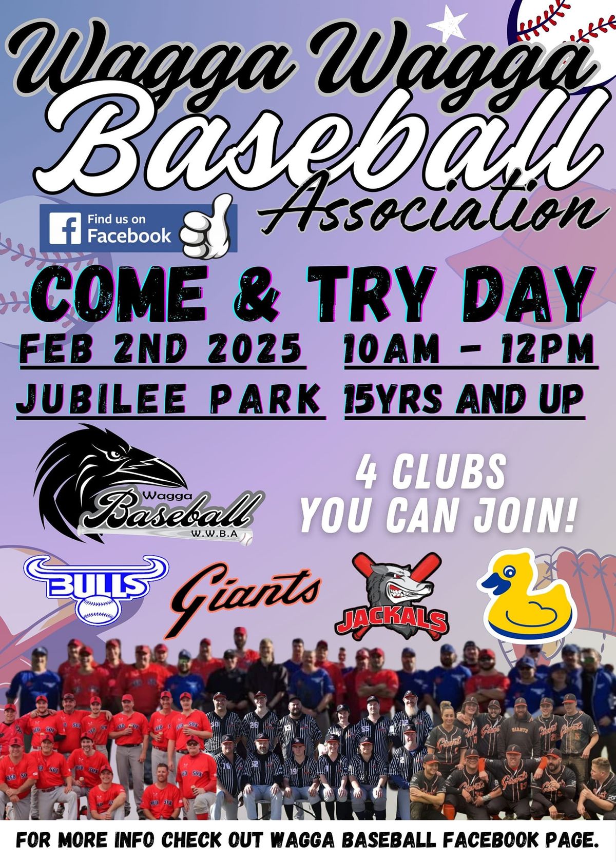 Wagga Baseball Come and Try Day