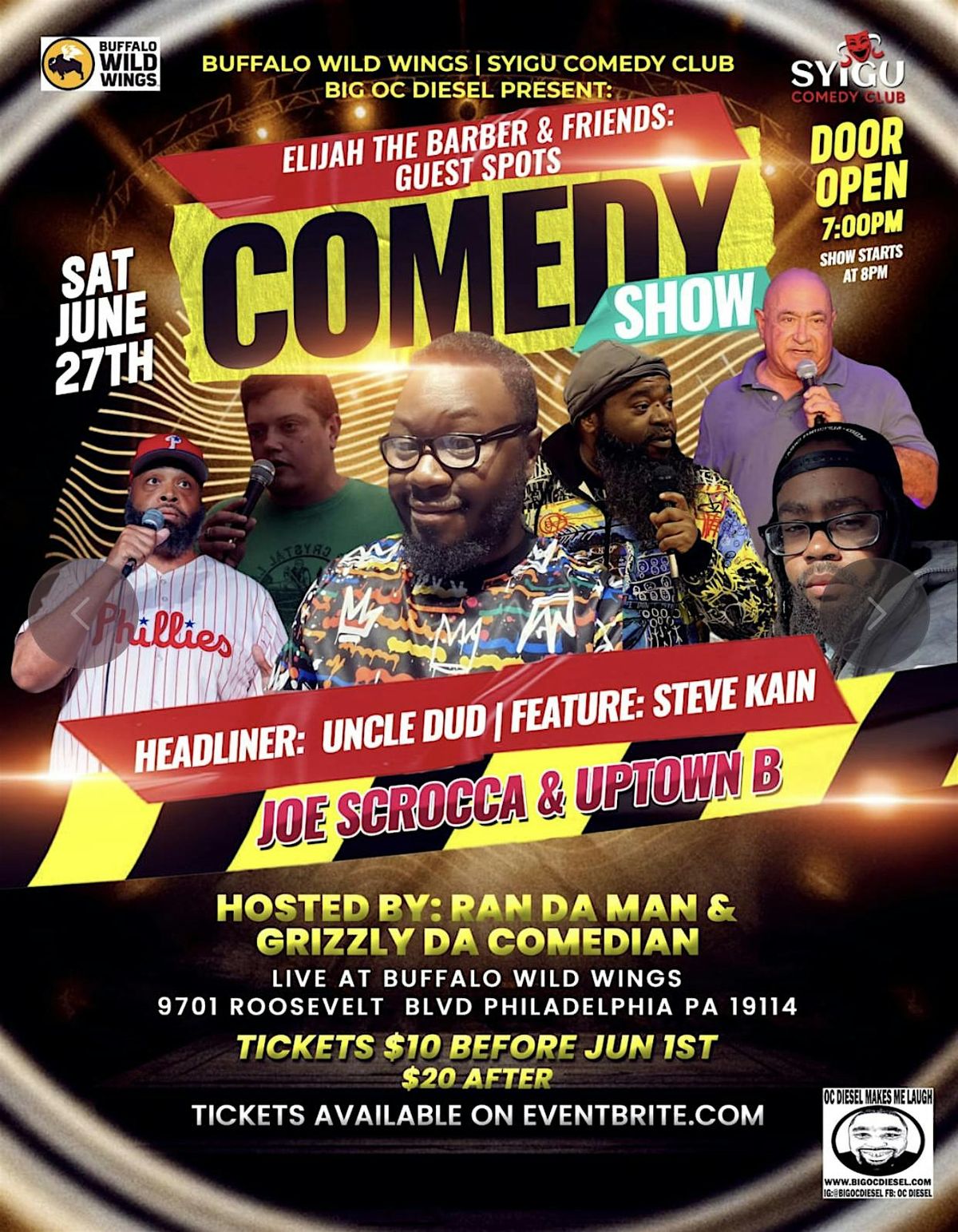 GUEST SPOTS COMEDY SHOW