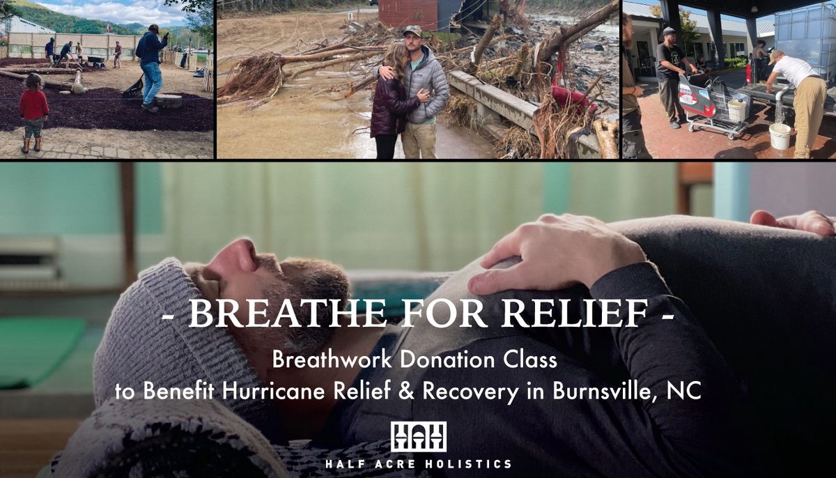 "Breathe For Relief" \u2022 Donation-based Transformational Breathwork Class