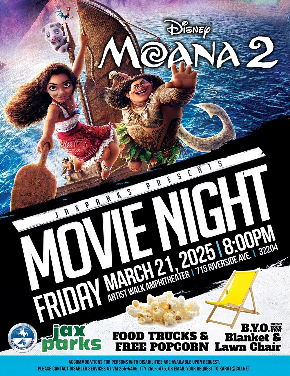 Jax Parks Movie Night - Moana 2