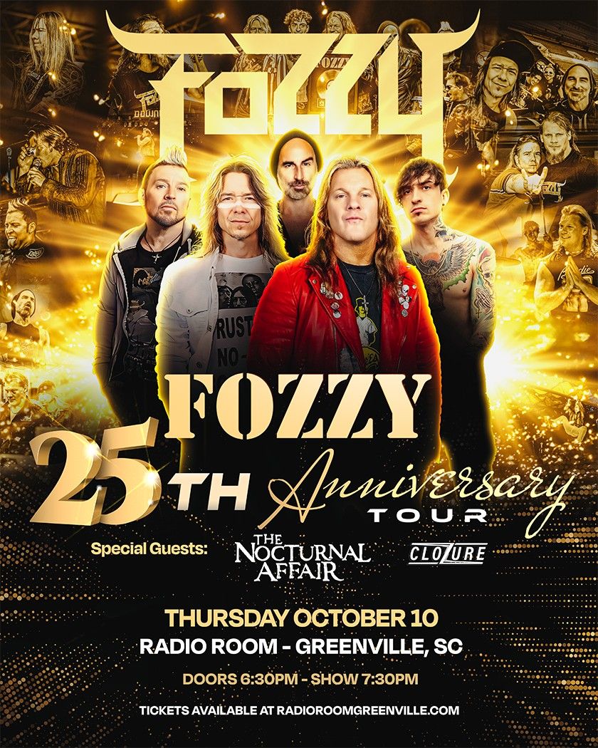 Fozzy at Radio Room with The Nocturnal Affair and Clozure