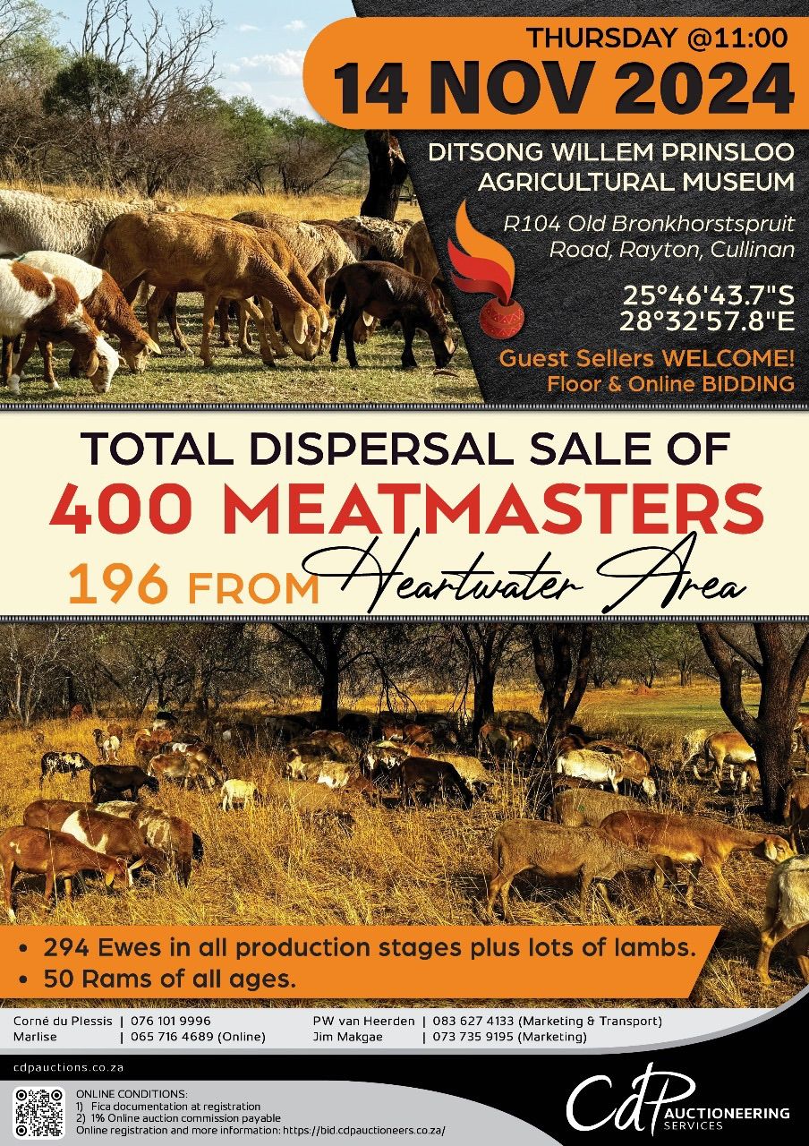 Total Dispersal Sale of 400 Meatmasters