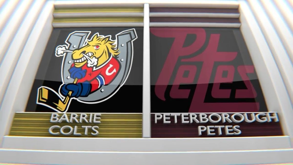 Peterborough Petes at Barrie Colts