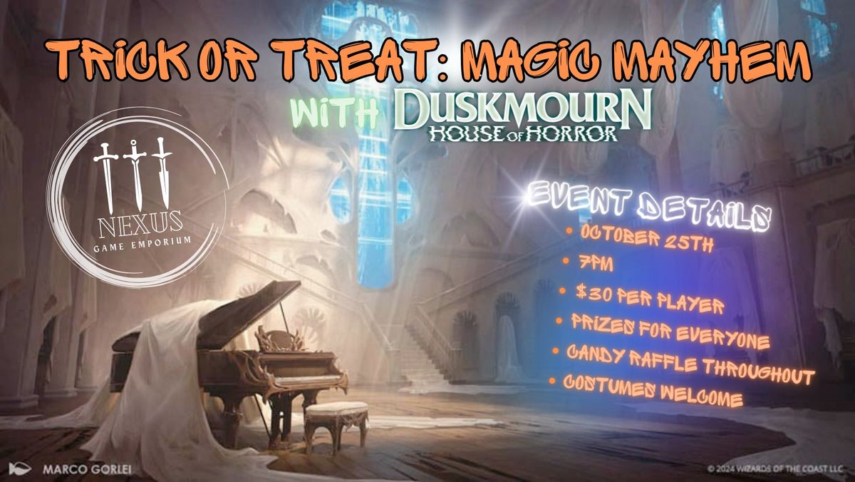 Trick or Treat: Magic Mayhem with Duskmourn House of Horror