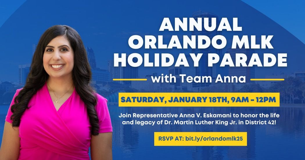 Join Team Anna for the Orlando MLK Jr. Parade