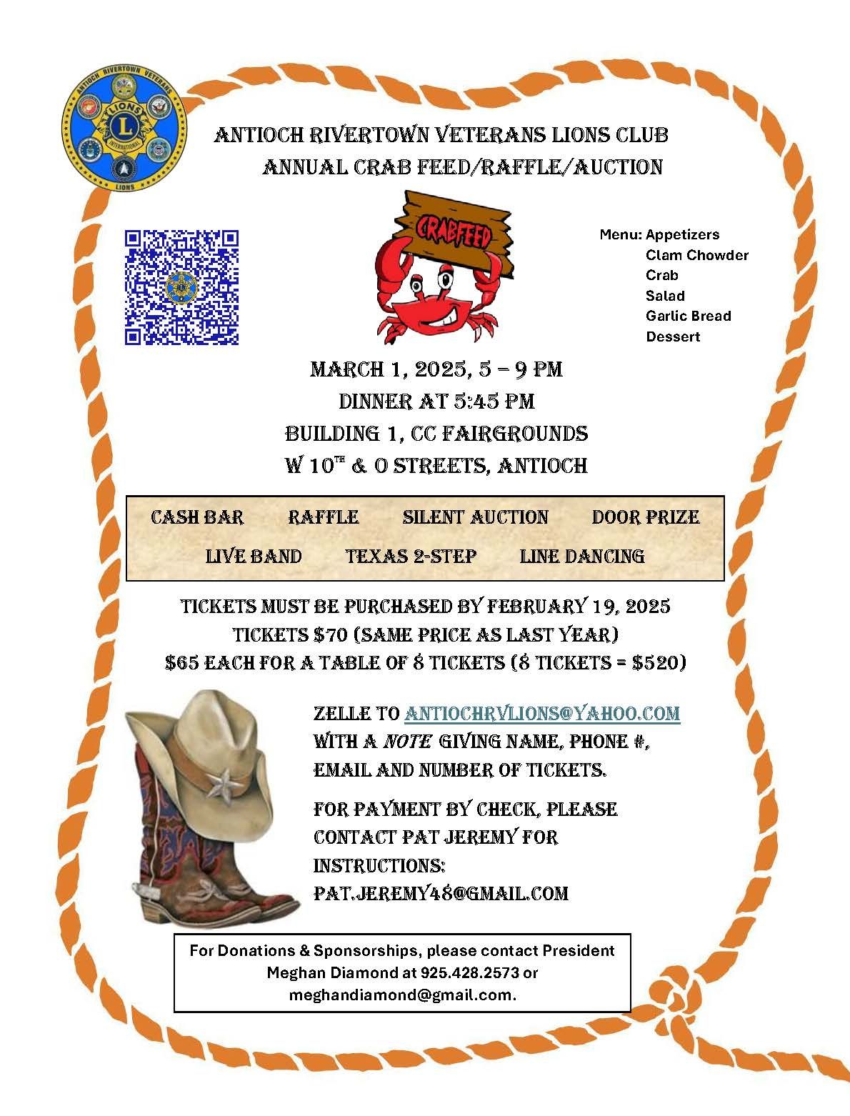 ARVLC Annual Crab Feed