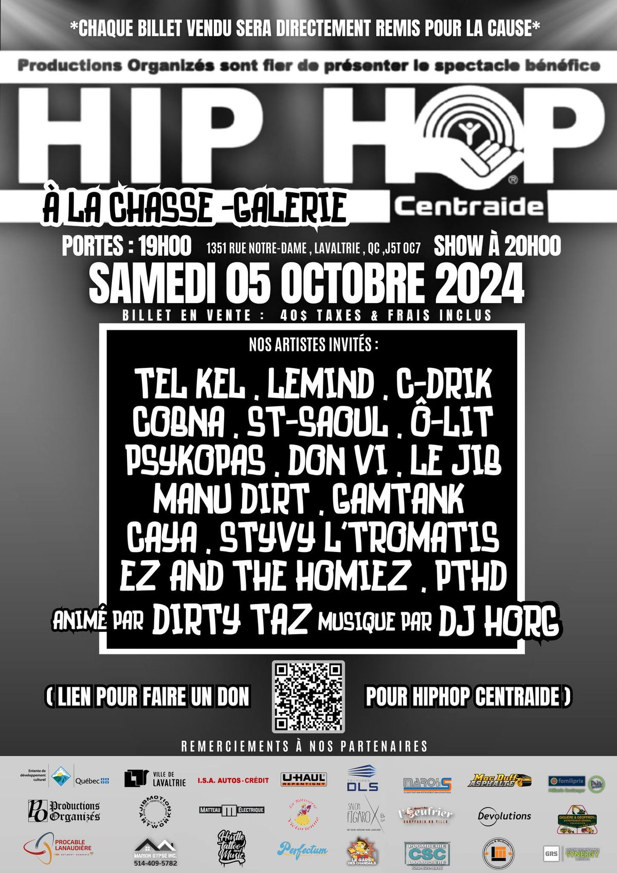 Hip Hop Centraide (spectacle b\u00e9n\u00e9fice)