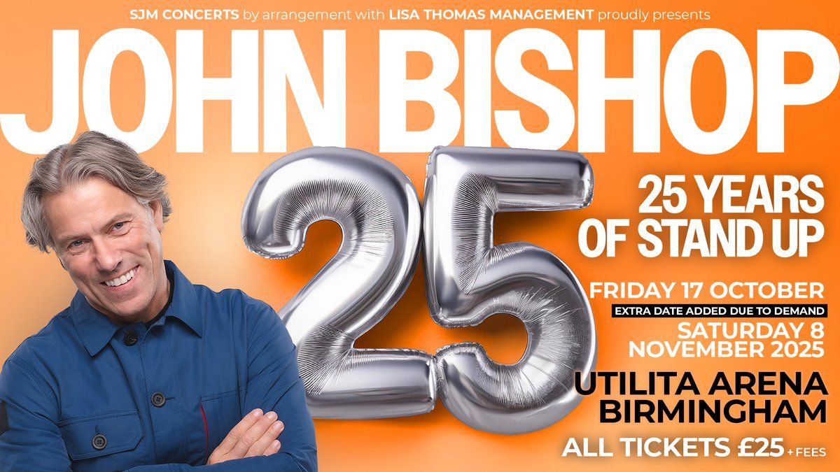 John Bishop at Utilita Arena Birmingham