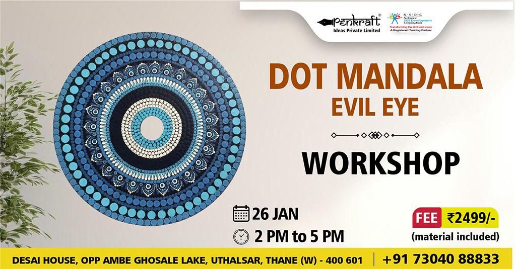 PENKRAFT DOT MANDALA EVIL EYE WORKSHOP 