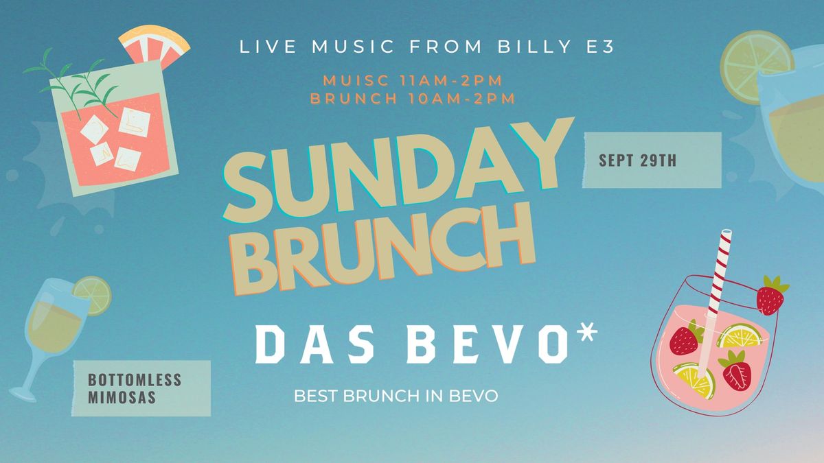 Bottomless Mimosas and Live Music with Billy E3