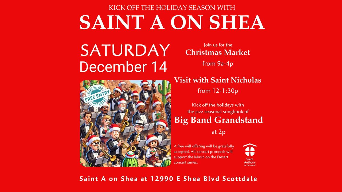 Big Band Grandstand Concert with Christmas Market (Free Event)