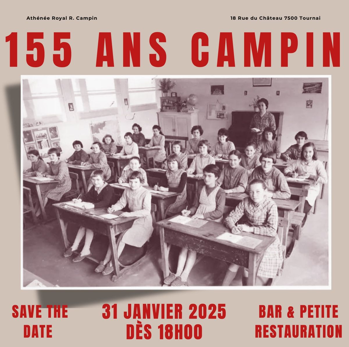 Soir\u00e9e Anciens \/ 155 ans Campin