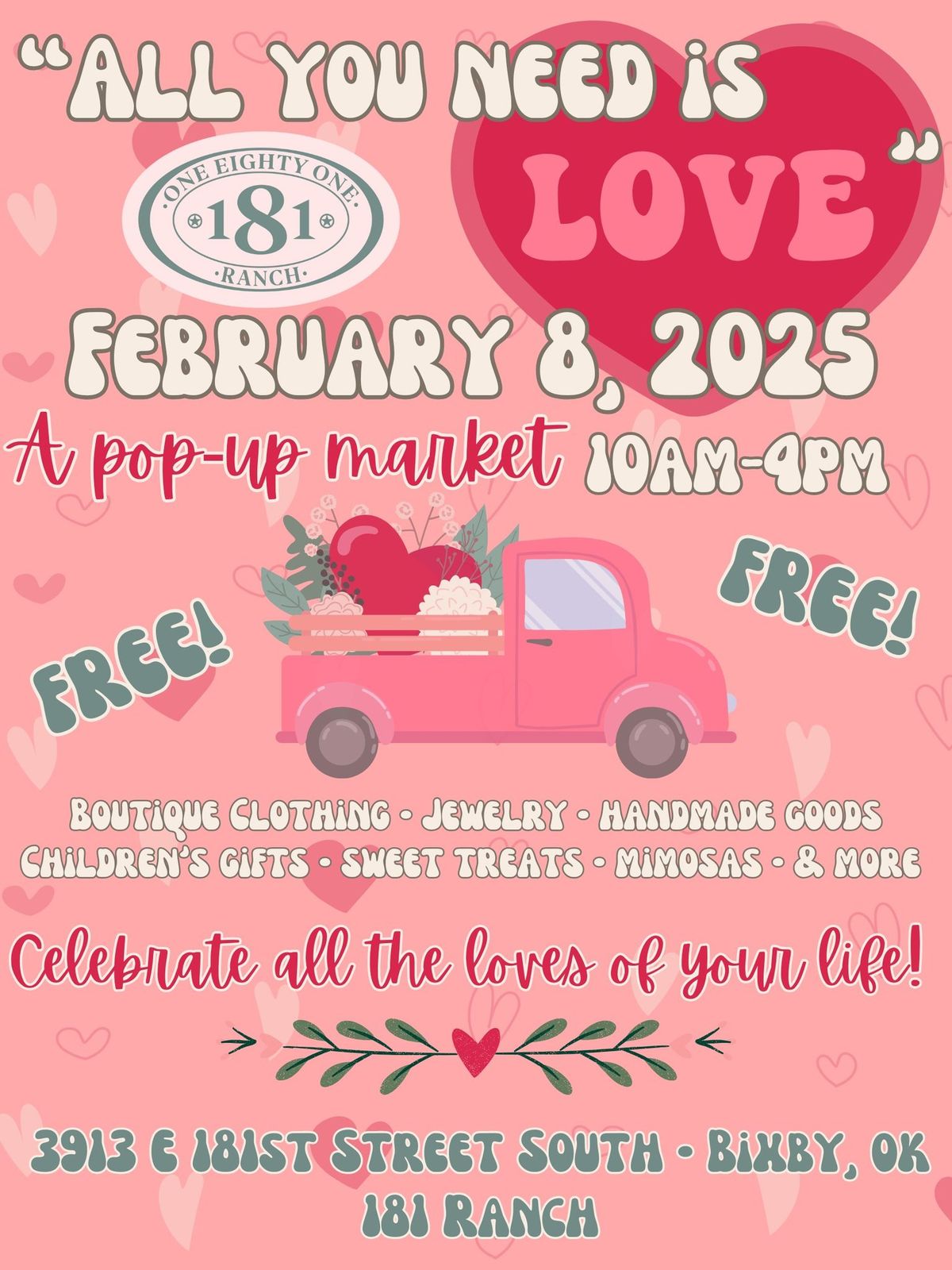 All You Need is Love 2025: A pop up market