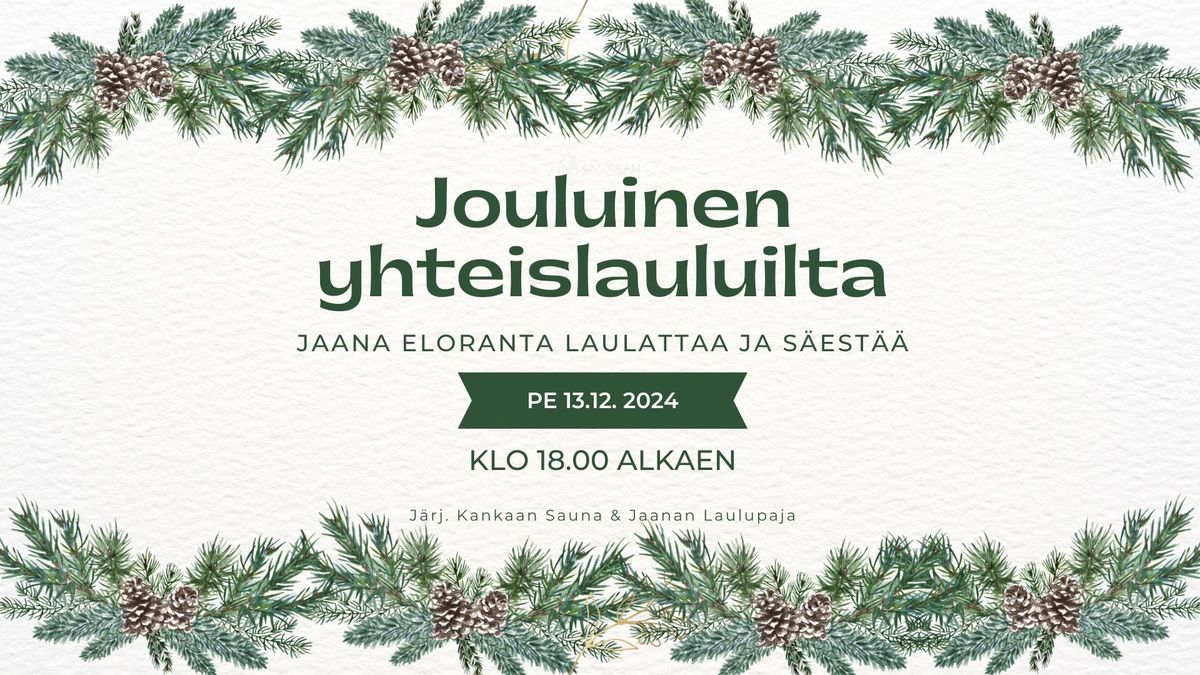 Jouluinen yhteislauluilta