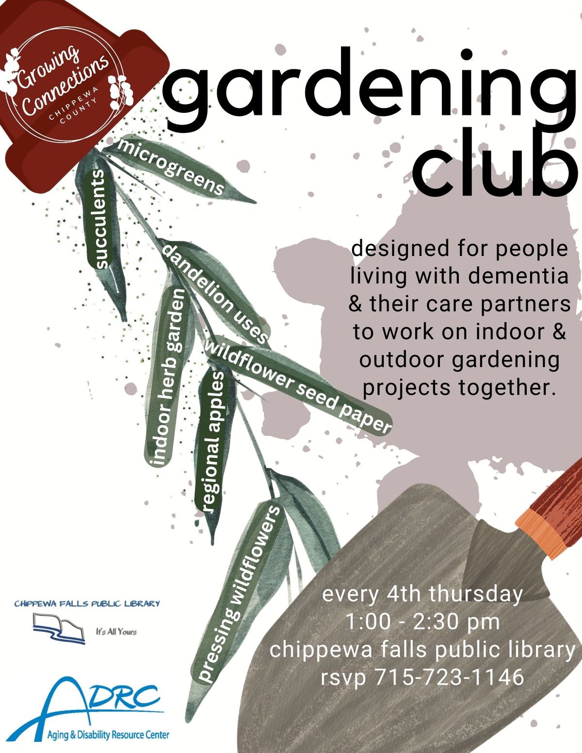 Growing Connections: Gardening Club for People Living with Memory Loss