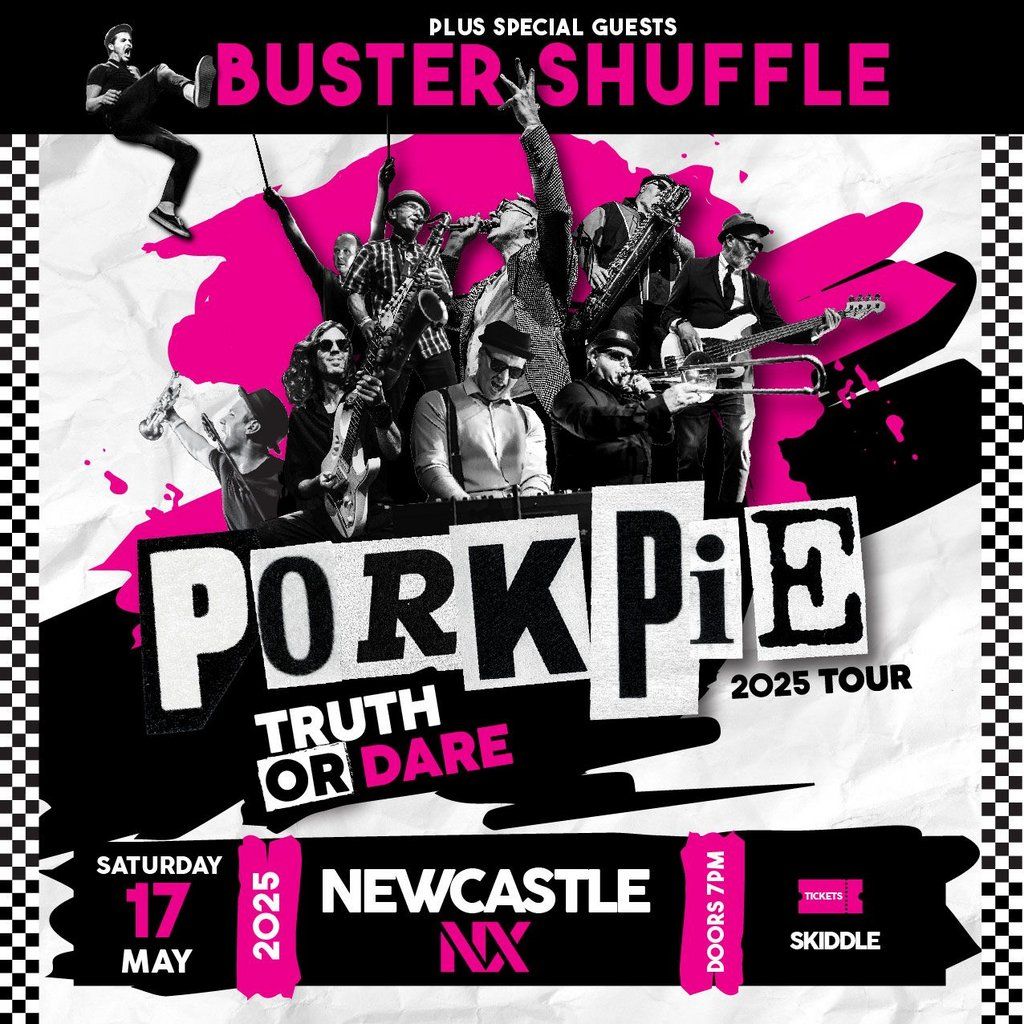 PorkPie Live plus special guests Buster Shuffle