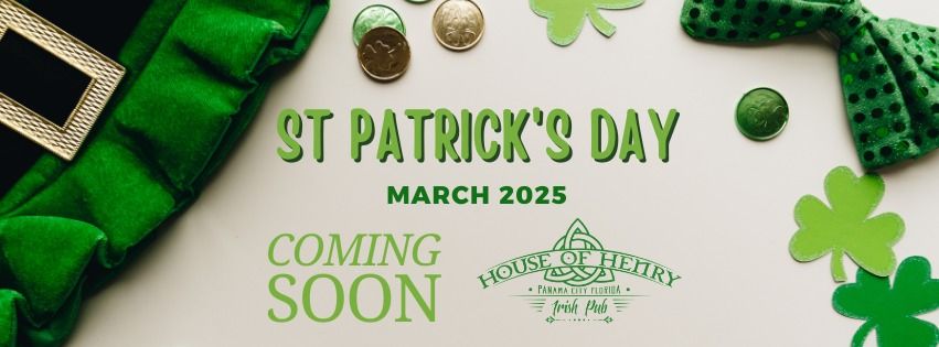 St. Patrick's Day 2025 by House of Henry Irish Pub in Downtown Panama City