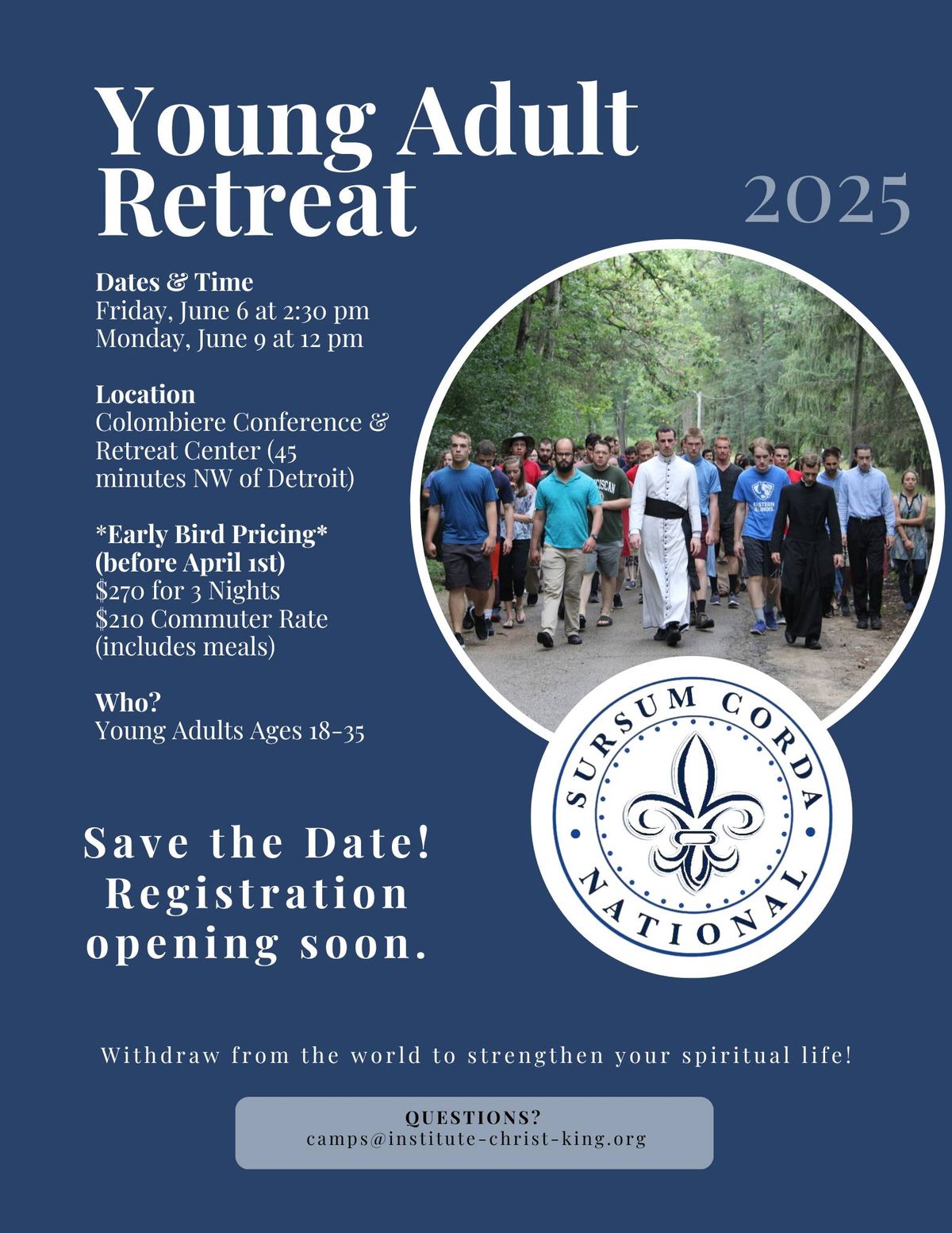 National Sursum Corda Young Adult Retreat 2025