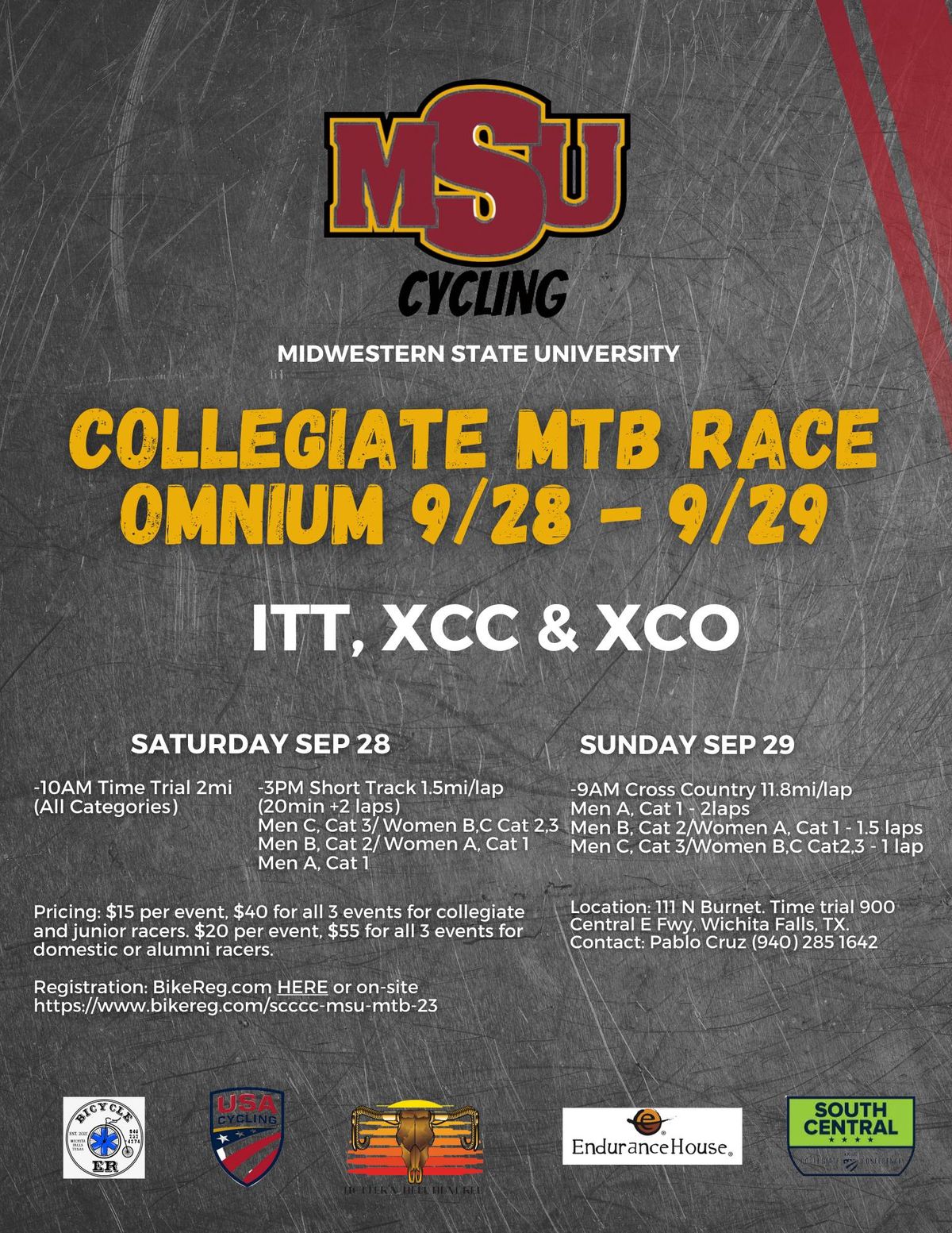 MSU Cycling Mountain Bike Race