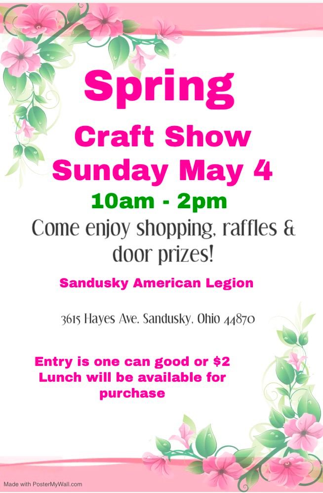 American Legion Auxiliary Spring Craft Show