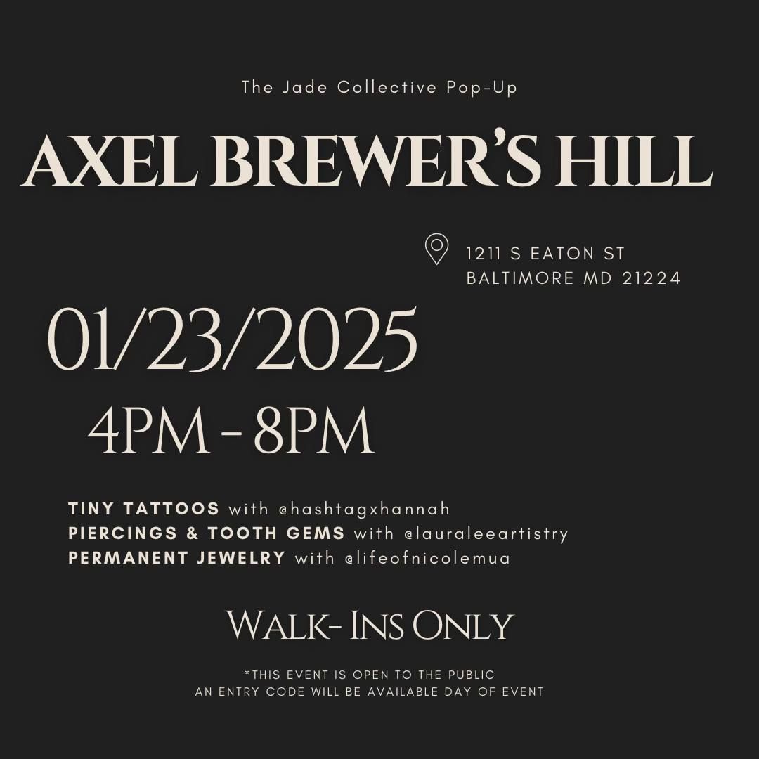 Axel Pop-Up | Brewer's Hill