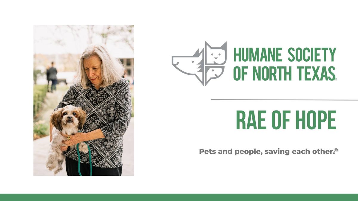 Rae of Hope | Free Basic Veterinary Care for Senior Citizens 