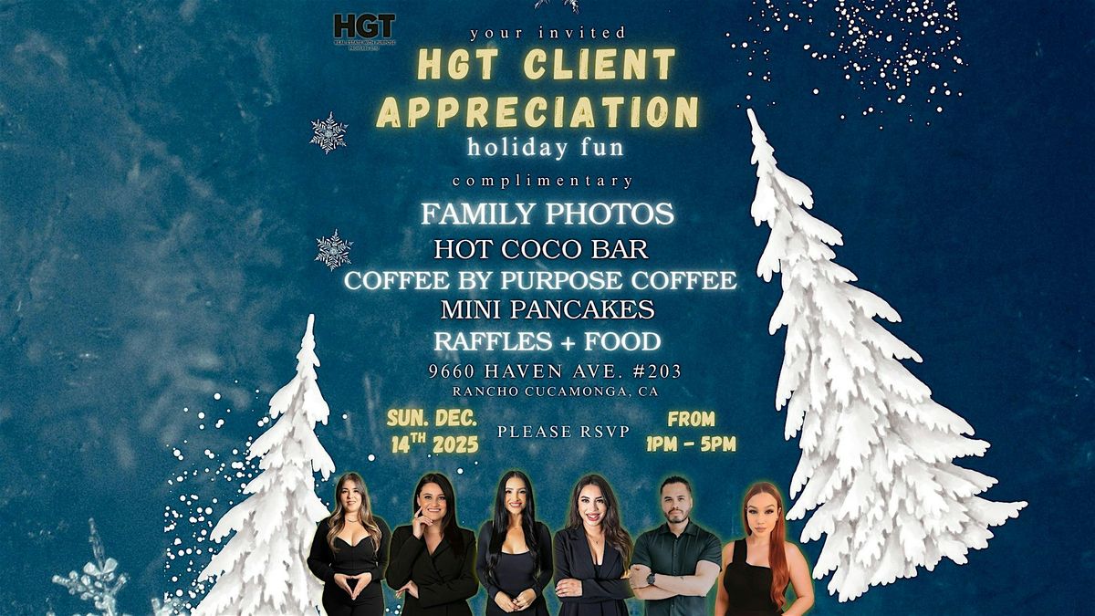 HGT HOLIDAY APPRECIATION EVENT