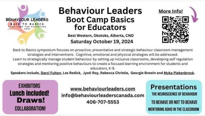 Back to the Basics Behaviour Boot Camp for Educators and Ed Psychs!