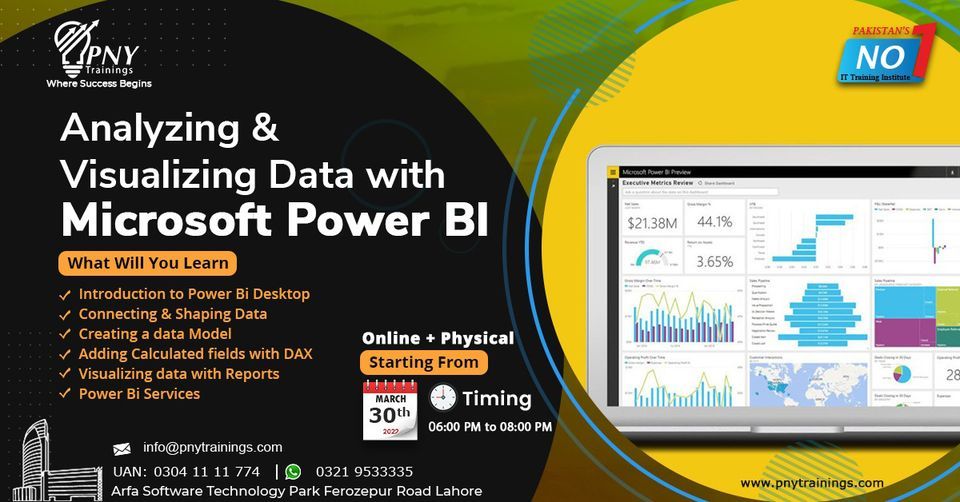 Analyzing & Visualizing Data with Microsoft Power BI, Office # 03 ...