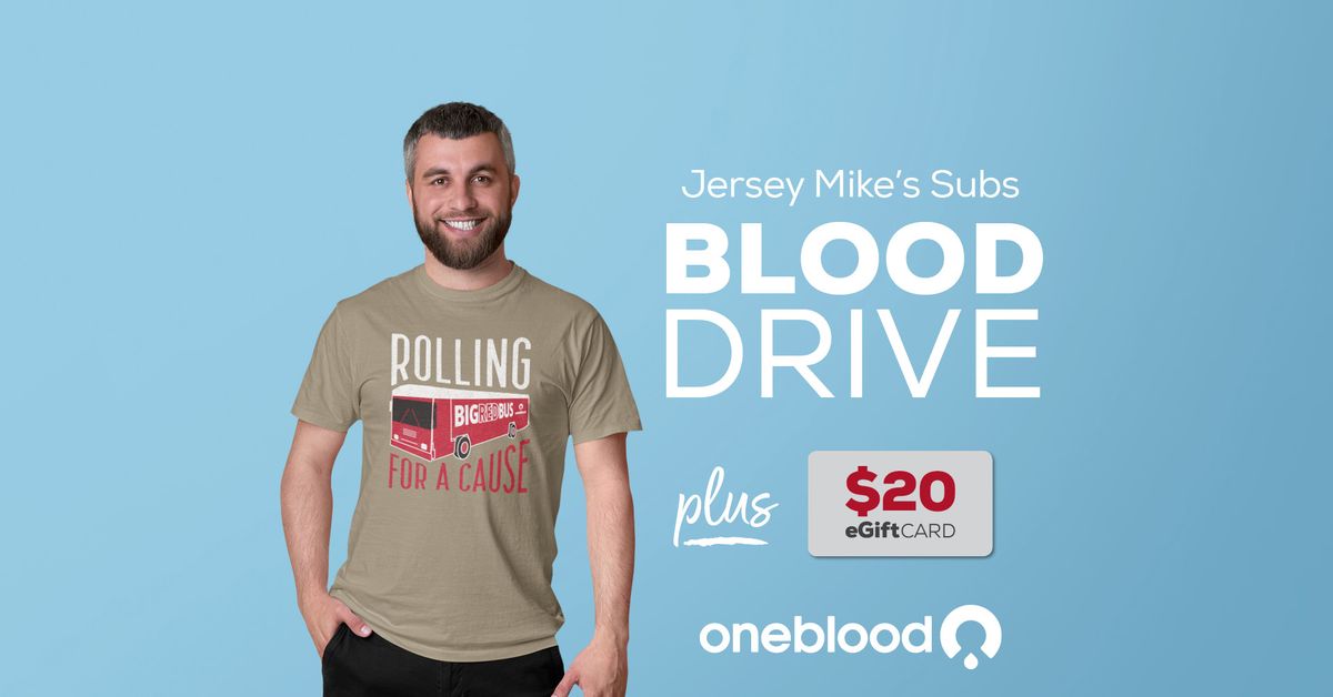 Jersey Mike's Subs Blood Drive ?- Boynton Beach, FL