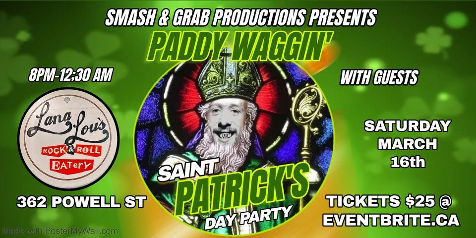 St Paddy's Day with Paddy Waggin'