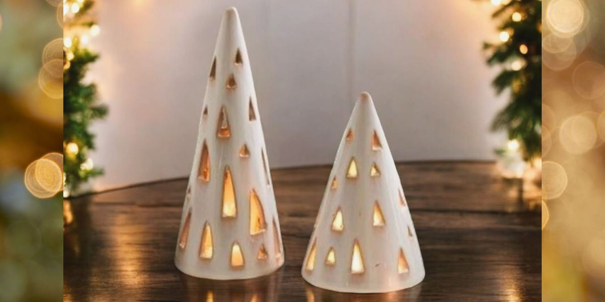 Pottery workshop -Xmas Tree Luminary NOV24th