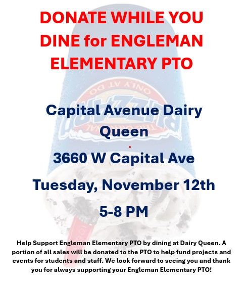 Dine to Donate at Dairy Queen