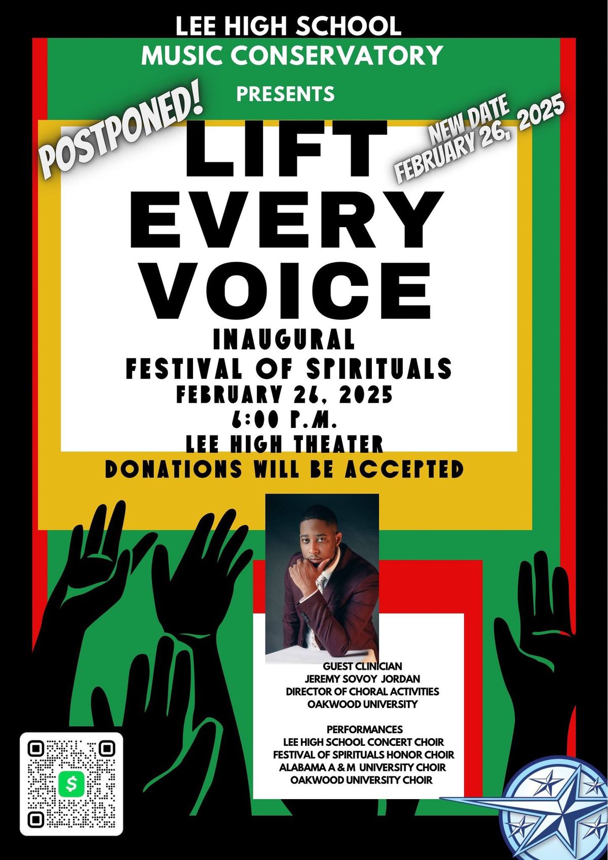 INAUGURAL FESTIVAL OF SPIRITUALS, LIFT EVERY VOICE!