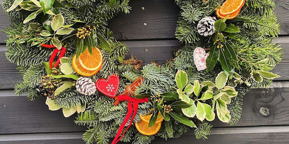 Christmas Wreath Making at The Garden Bar, Hove