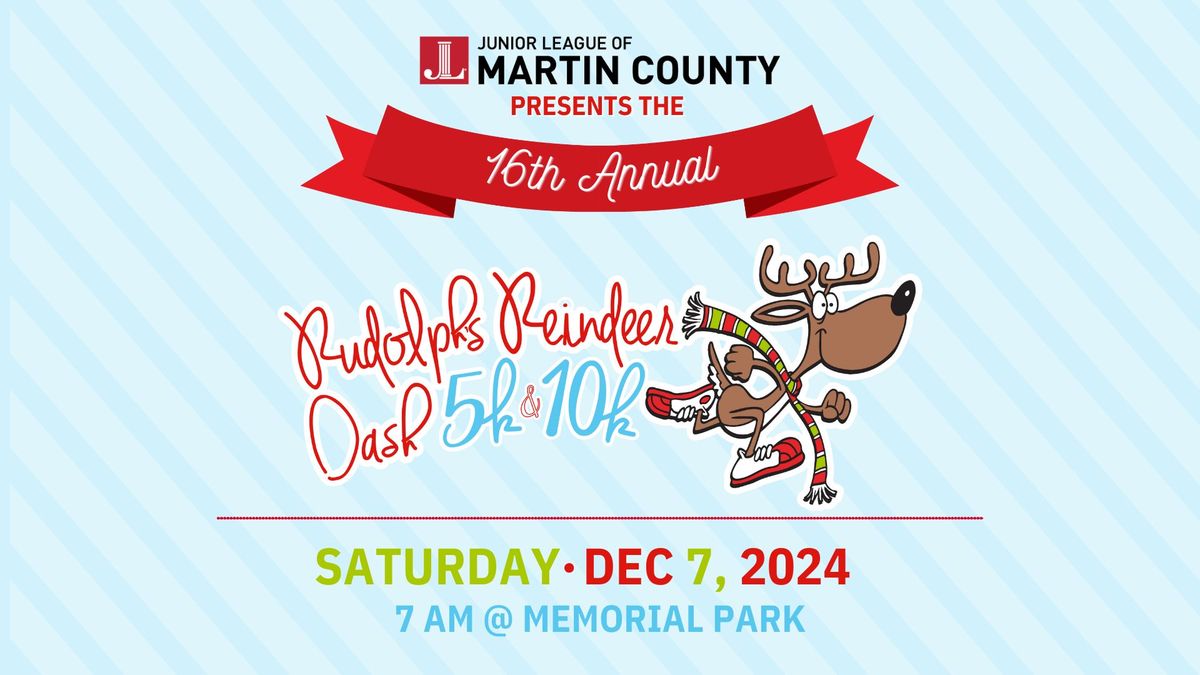 Junior League of Martin County 16th Annual Reindeer Dash 5K \/ 10K Race