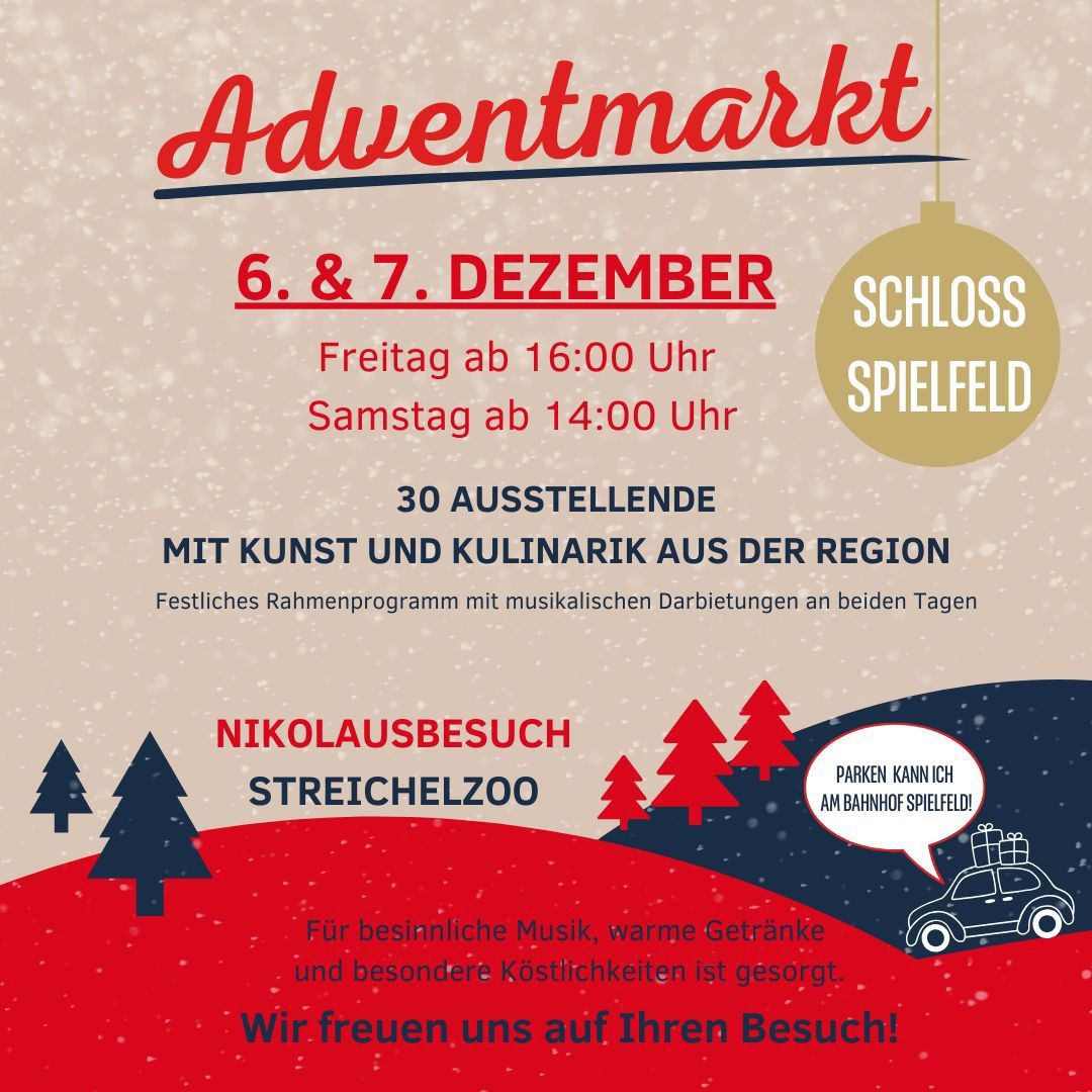 Adventmarkt Schloss Spielfeld 2024